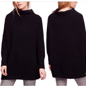 Free People classic black tunic